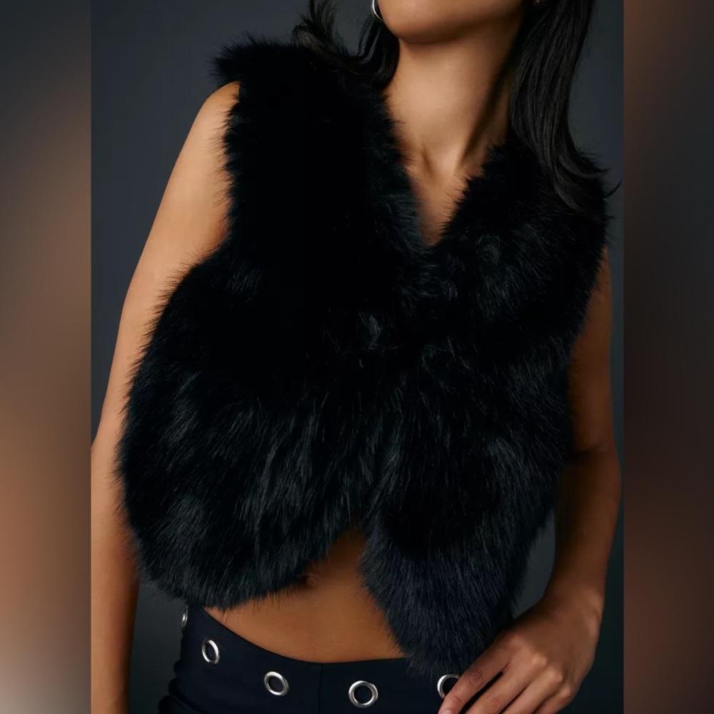 Azalea Wang Meela Faux Fur Vest